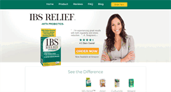 Desktop Screenshot of ibsrelief.com