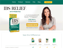 Tablet Screenshot of ibsrelief.com